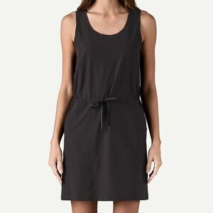 Patagonia Fleetwith Performance Athletic Dress Black Size Large *flaw*